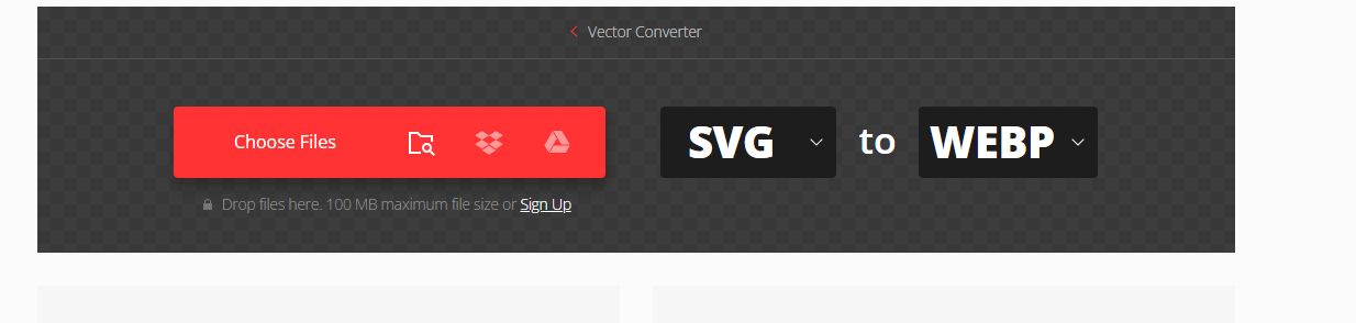 Free SVG to WEBP convert online