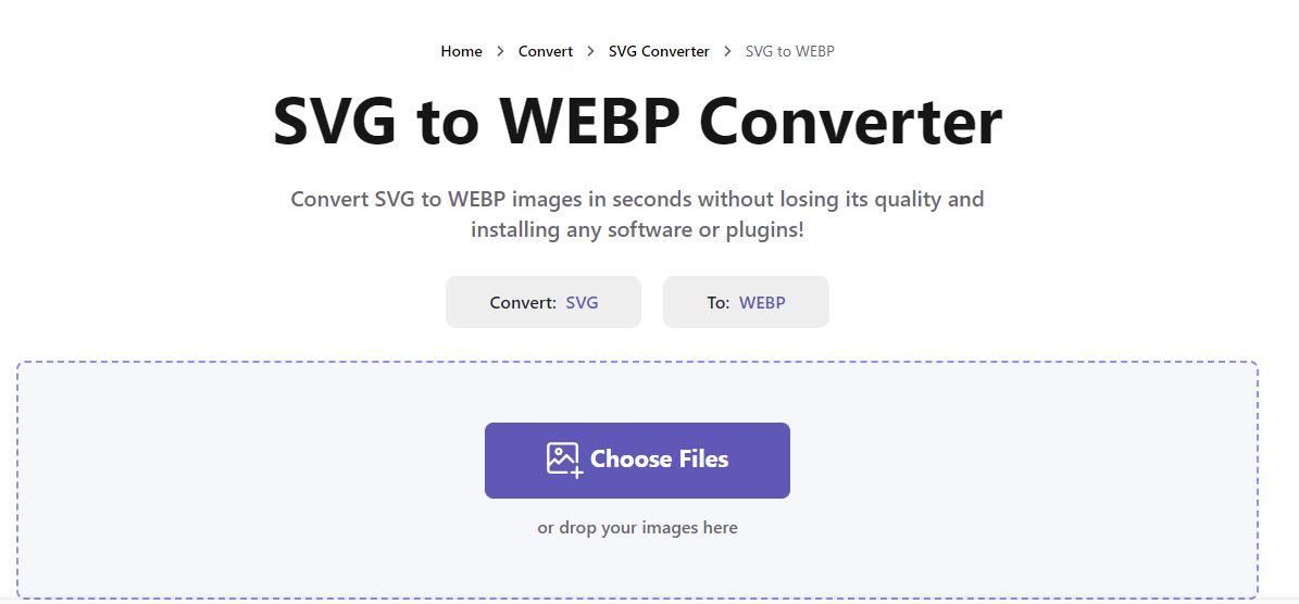 Free SVG to WEBP convert online