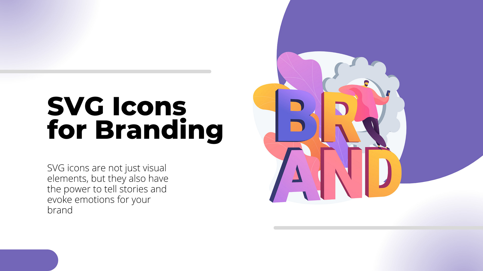 SVG icons for branding
