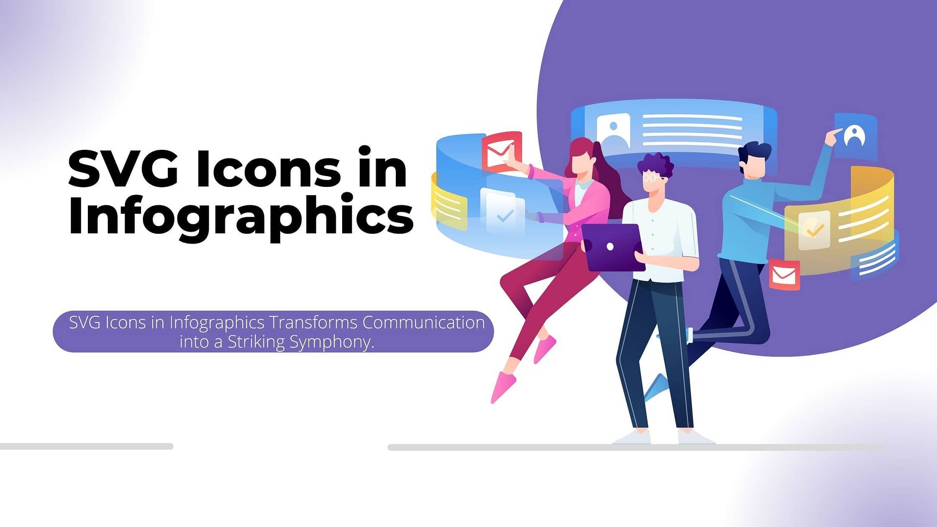 SVG Icons in Infographics 
